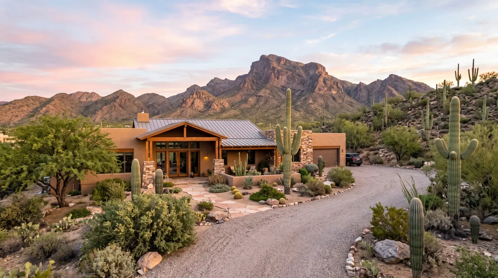 Exterior of New River, Arizona