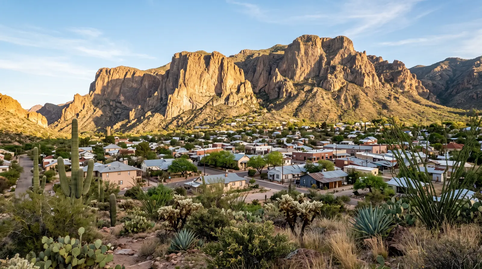 Exterior of Superior, Arizona