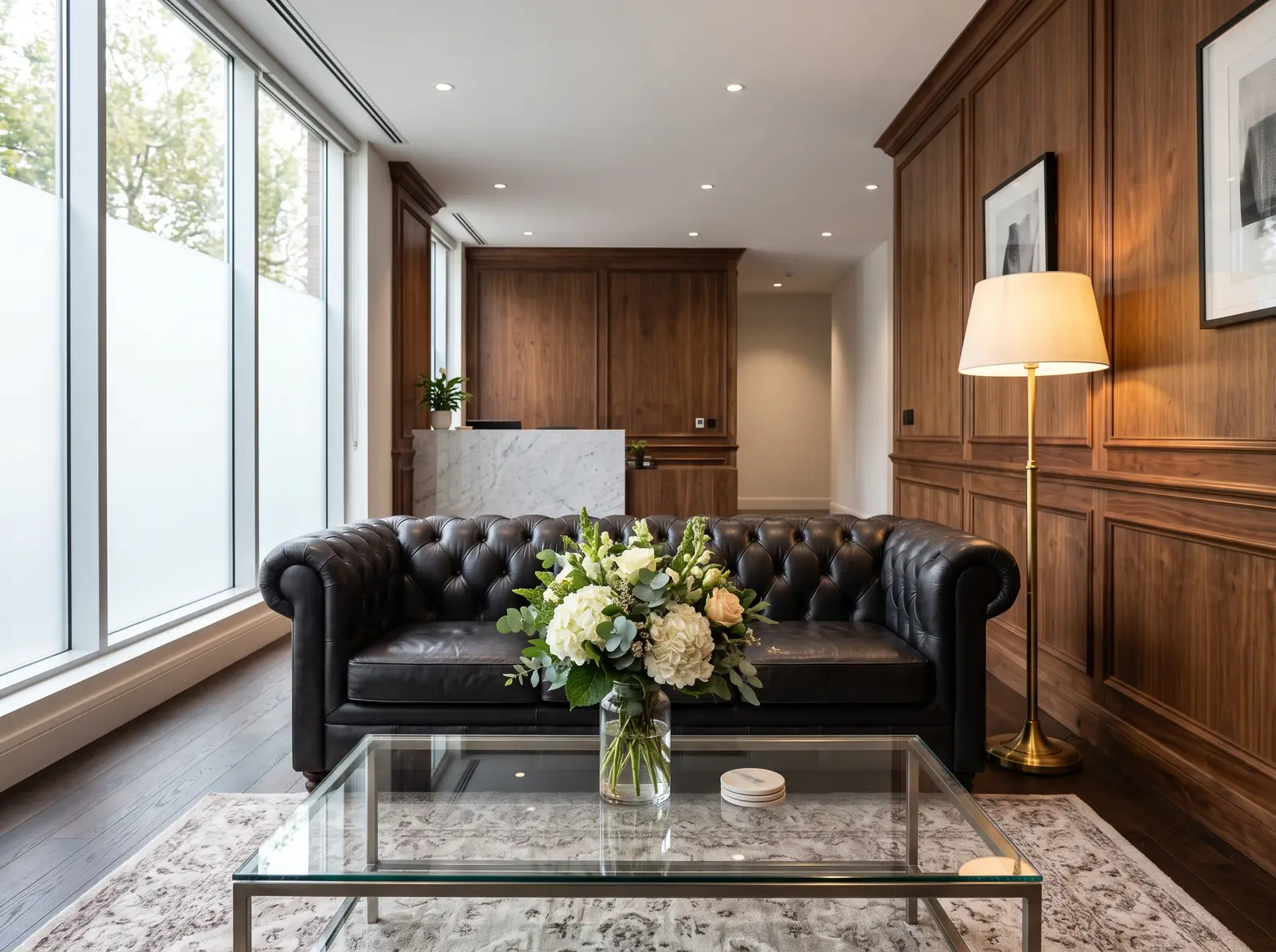 Law firm reception area